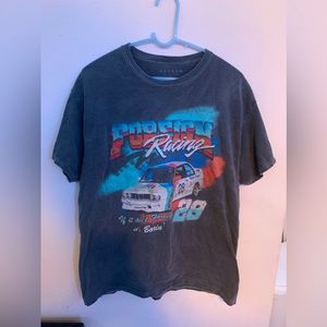 Men’s M Pacsun Oversized Gray Race Print Graphic Tee